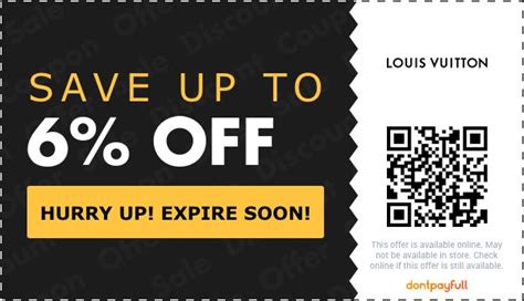 discount code louis vuitton|louis vuitton promo codes.